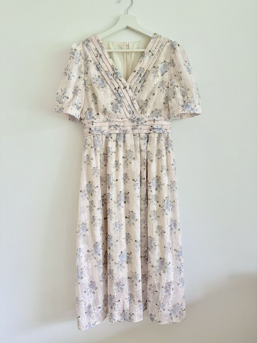 Vestiti: Vintage Maxikleid mit Blumenmuster XS-S – Usato da Winterthur venduto da Query01 1
