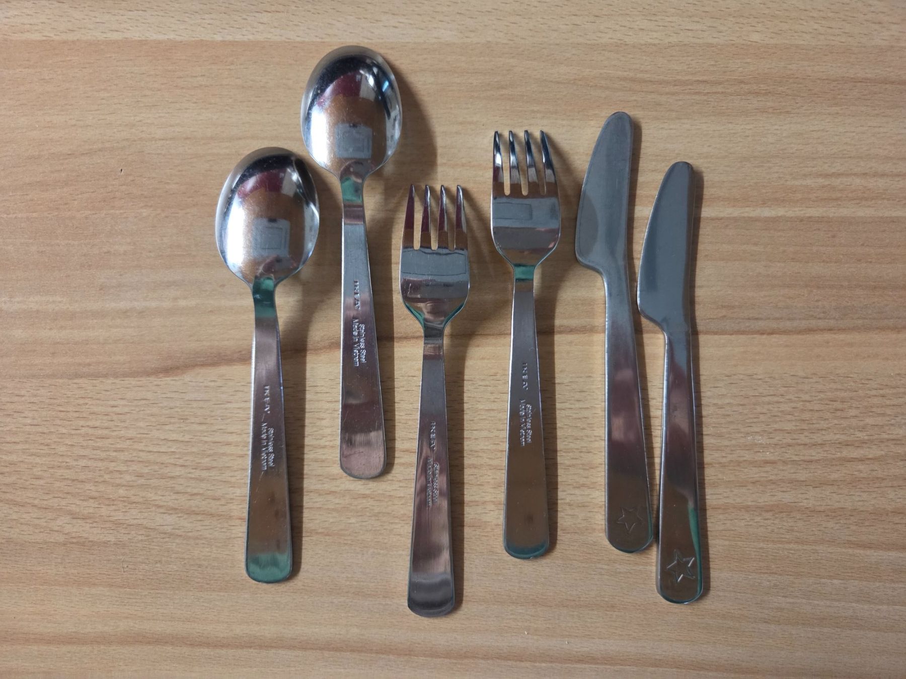 Ikea Set di posate: Kinderbesteck Set Edelstahl – Usato da Tuggen venduto da animal05 3