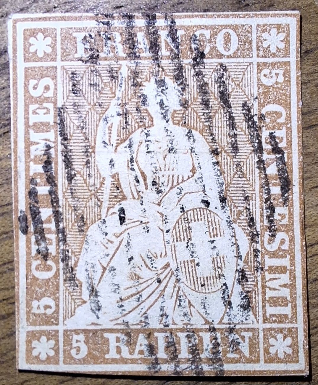 Tous les timbres: Strubel 22C Kat. 150.- – D'occasion à Balgach par SIMEON27