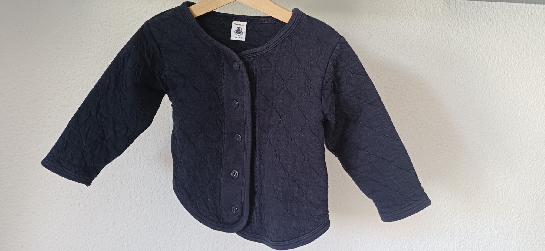 Petit Bateau Vestes & Manteaux: Petit Bateau Steppjacke Gr.95 dunkelblau – D'occasion à Riniken par Lessy-