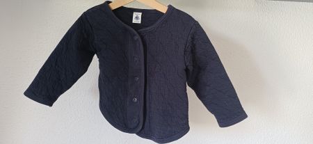 Petit Bateau Steppjacke Gr.95 dunkelblau
