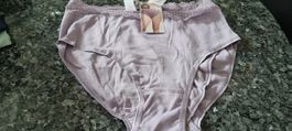 Lila Damen Slips, Gr. 44 2er Pack, Oeko-Tex, neu