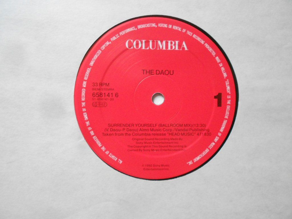 Schallplatten: THE DAOU  -   SURRENDER YOURSELF – Gebraucht aus Bex von Giorgiob 2