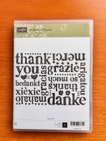 Stampin' Up! Stempel /Hintergrundstempel "A world of Thanks"