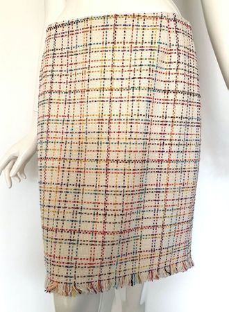 Akris Punto Rock Tweed mit Lurex multicolor - EU 34