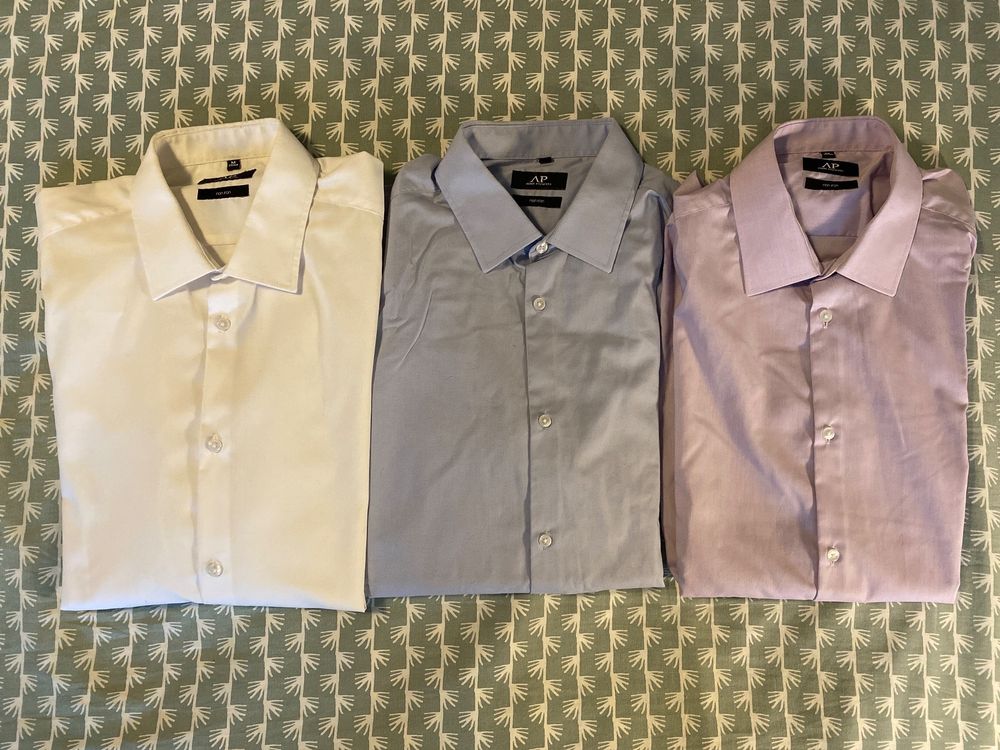Chemise coton grise années 40 Pièces et reprises