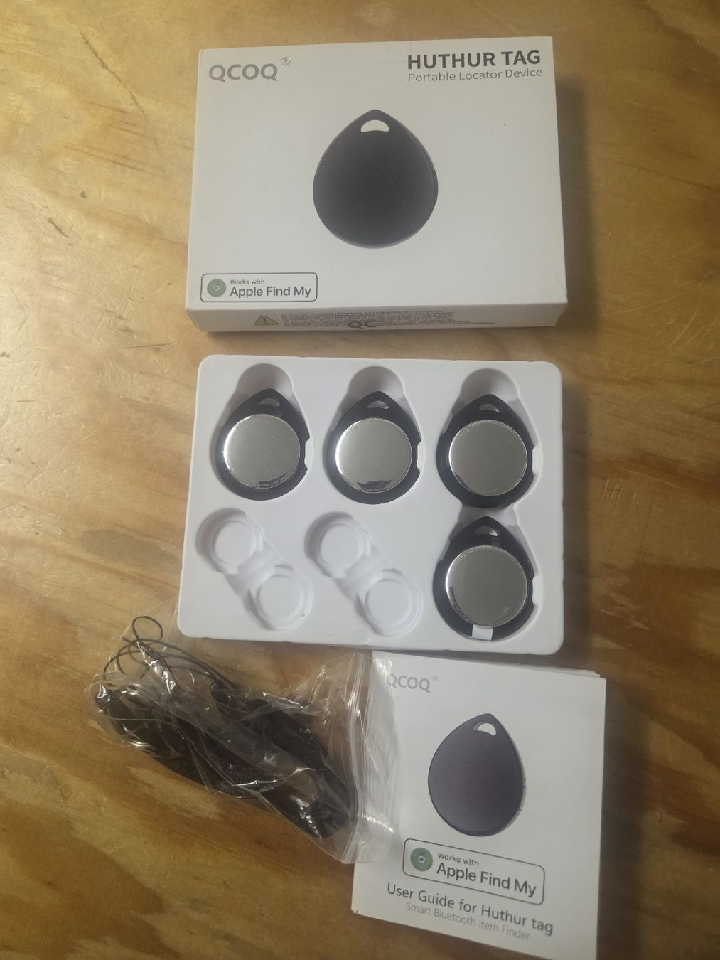 Misurare: QCOQ Huthur Tag Bluetooth Locator Device neu  – Nuovo (secondo la descrizione) da Allschwil venduto da Zora_26