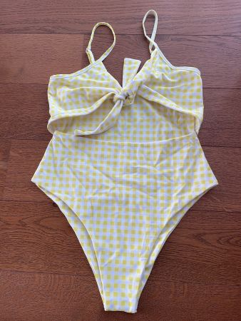 Karrierter Badeanzug Gr S Neu