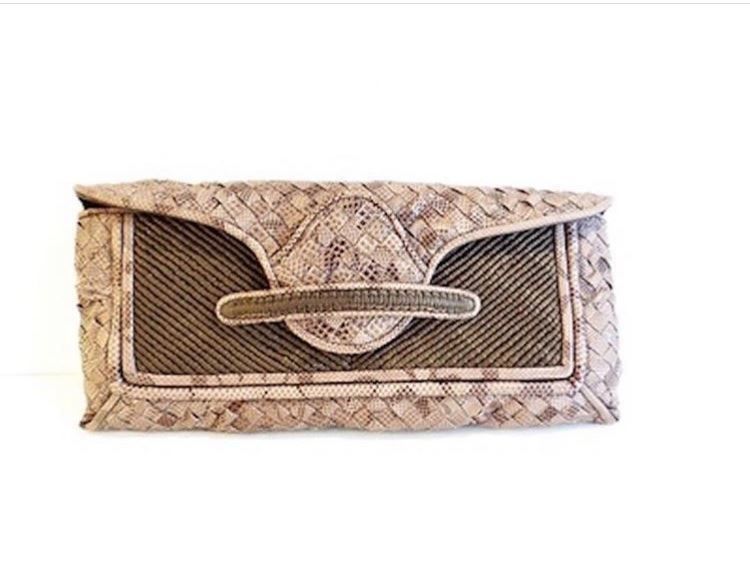 Bottega Veneta Borse da donna: Bottega Veneta python clutch – Usato da Dallenwil venduto da ZD2019 1