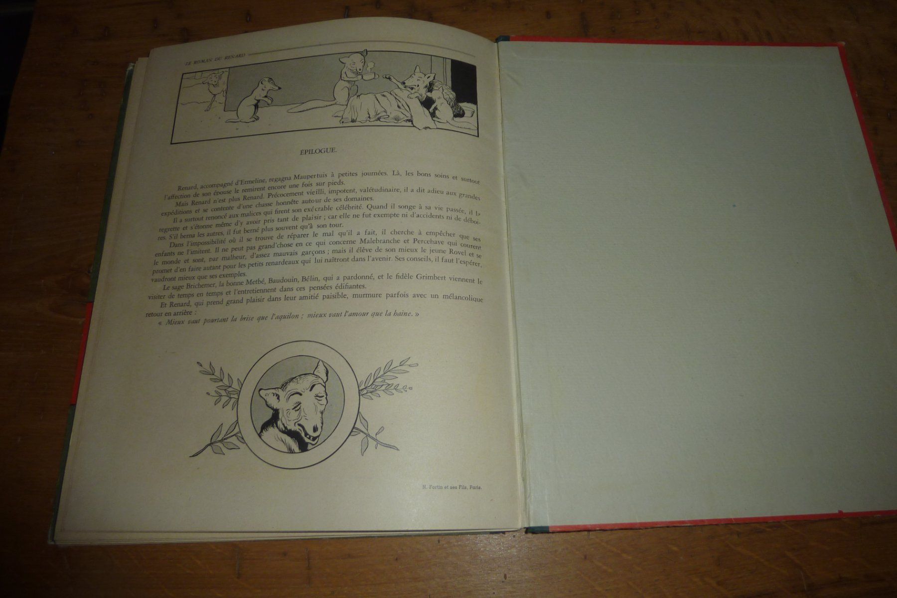 Libri: Roman du Renard, Benjamin Rabier, Illustrations,Bilderbuch – Usato da Lausen venduto da akira003 8