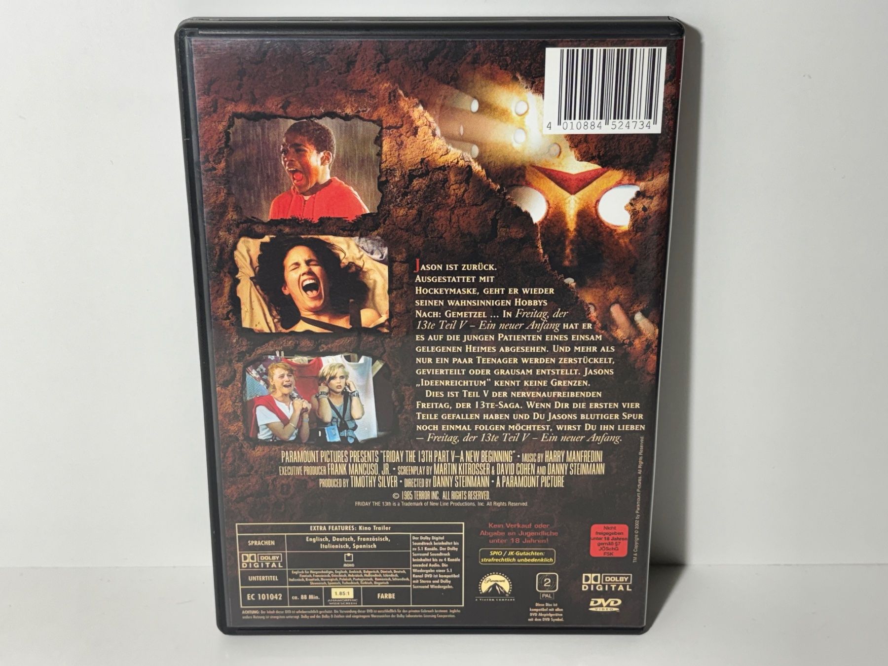 Tutti i DVDs: Freitag der 13. - Teil 5 - Ein neuer Anfang DVD – Usato da Wilderswil venduto da Sstriker 1