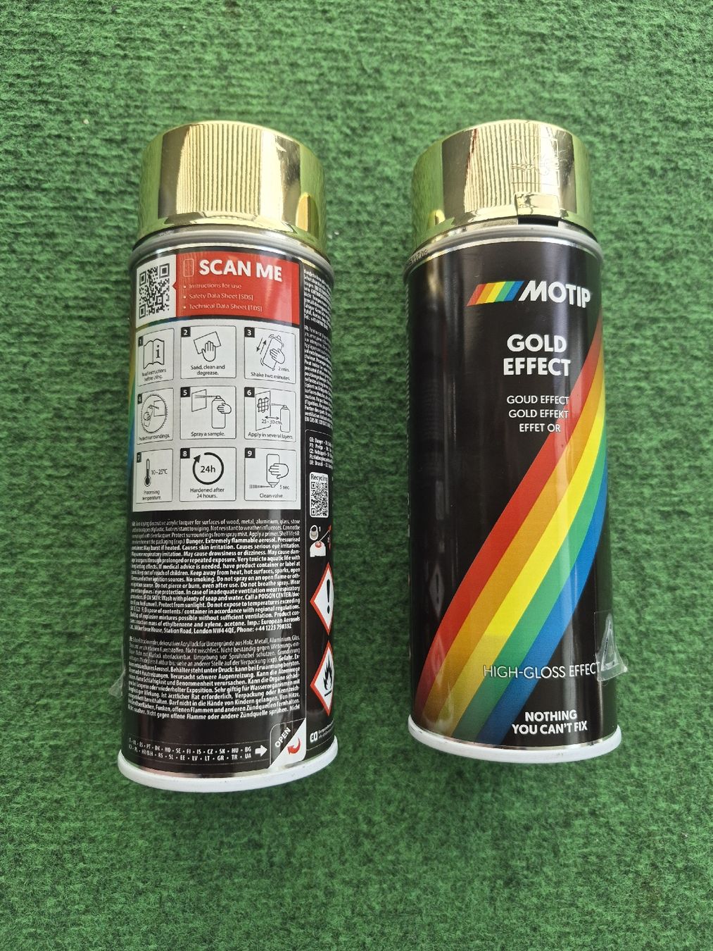 Colori: Spraydose gold glanz 2Stk. – Nuovo e nell'imballaggio originale da Belp venduto da intru 1