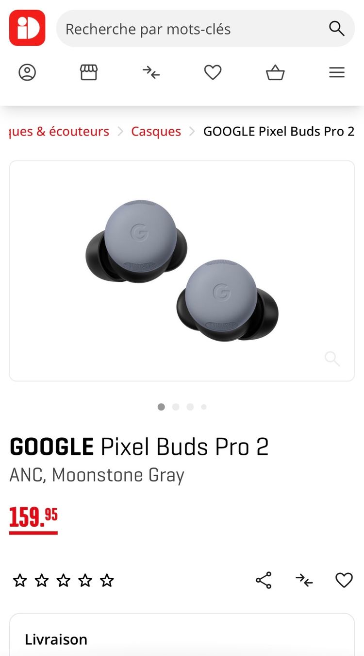 Google Kopfhörer: GOOGLE Pixel Buds Pro 2 (ANC, Moonstone Gray) – Neu und originalverpackt aus Petit-Lancy von noz_58xn 2