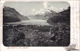 Brunnen SZ // 1903 Gesamtansicht RAR !!!