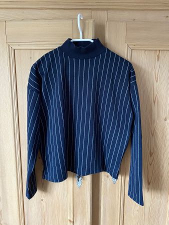 Pullover SPARKZ dunkelblau weiss gestreift Grösse S