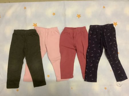 4 gefütterte Leggins in Grösse 86