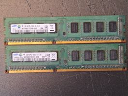 2x 2GB Samsung DDR3 1333 MHz 10600U RAM Kit