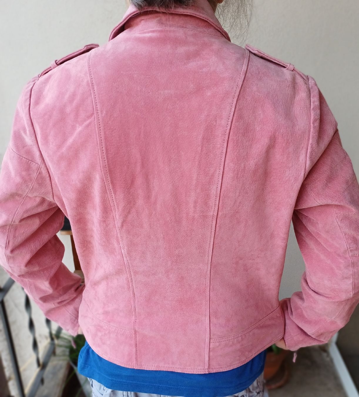 Vila Giacche: Veste Vila rose en daim taille L, Vila – Nuovo (secondo la descrizione) da Boudry venduto da pvi_8myj 2