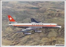 Swissair Flugzeug // Convair 990 Wüste // Coronado