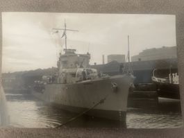 Schiffsfoto Zerstörer Vermutlich Hafen Liverpool 9x13