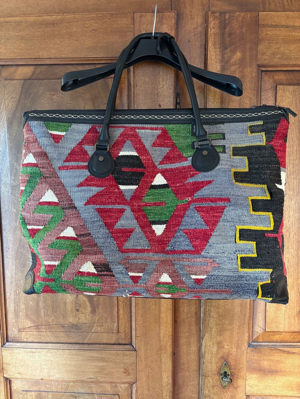 Sacs femmes: Große Kelim-Leder-Reisetasche – D'occasion à Horgen par uge_pd5p