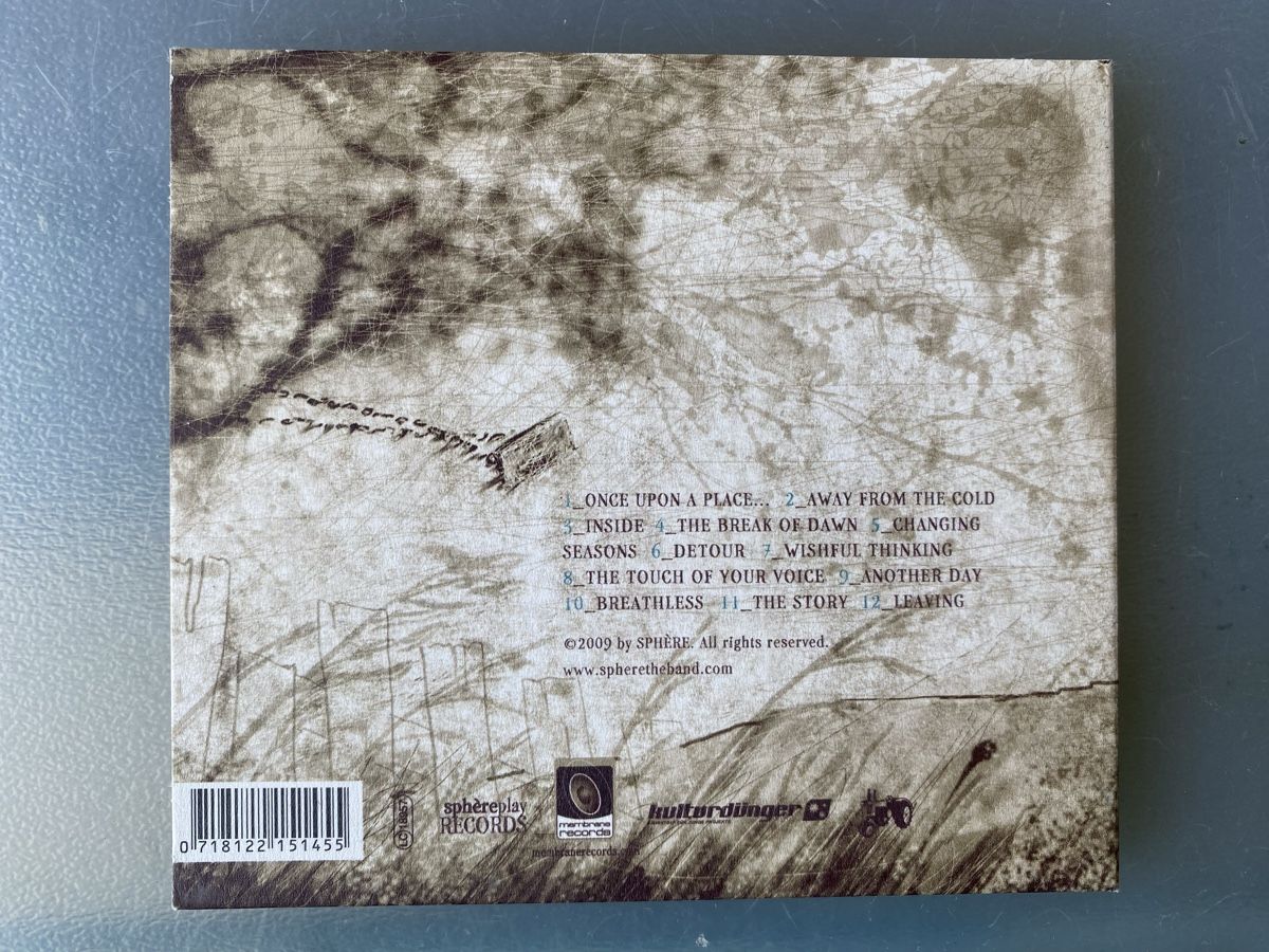 CD: Sphere - Once upon a place – Usato da Oberried Brienz venduto da Chyara 1