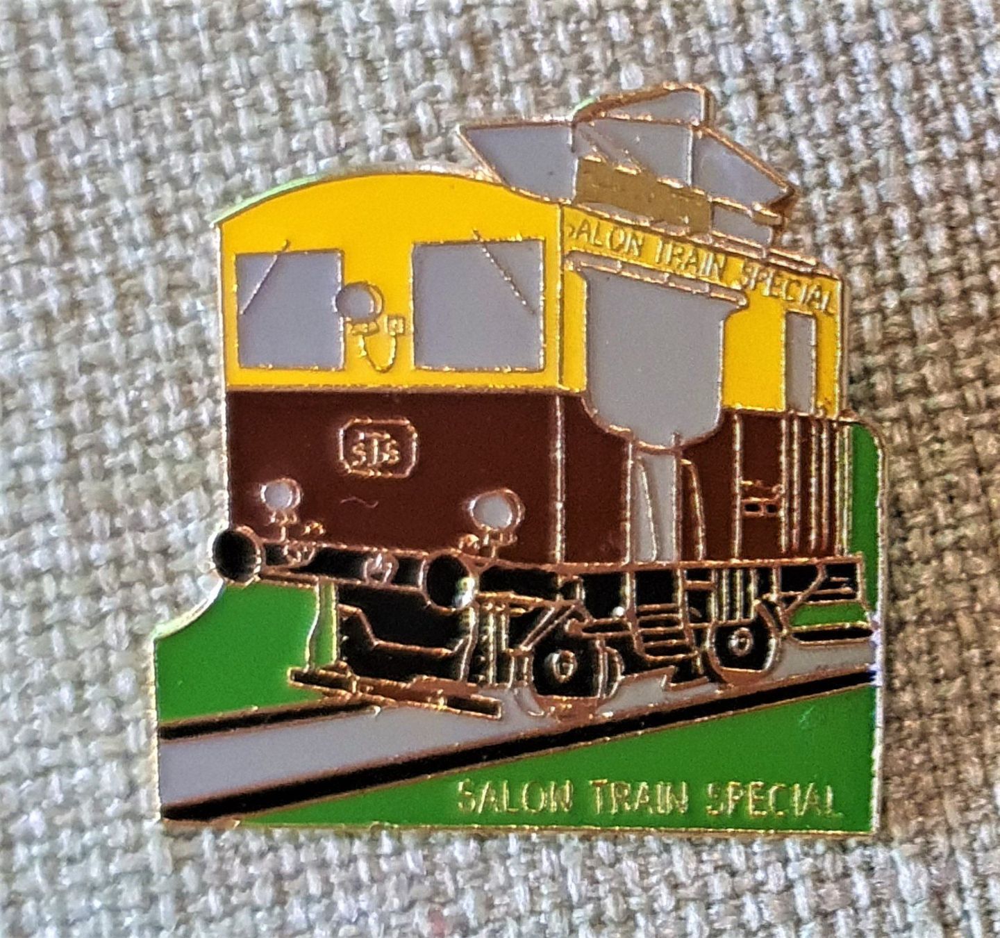 Placchette & Badge: H897B  Pin Salon Train Special Eisenbahn – Usato da Reinach BL venduto da Boston-Verkauf