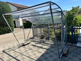 Velo-/Rollerunterstand Big roof Typ 250, verzinkt
