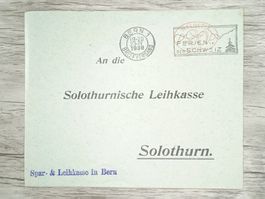 TR82 Enveloppe + Timbre Suisse 1930