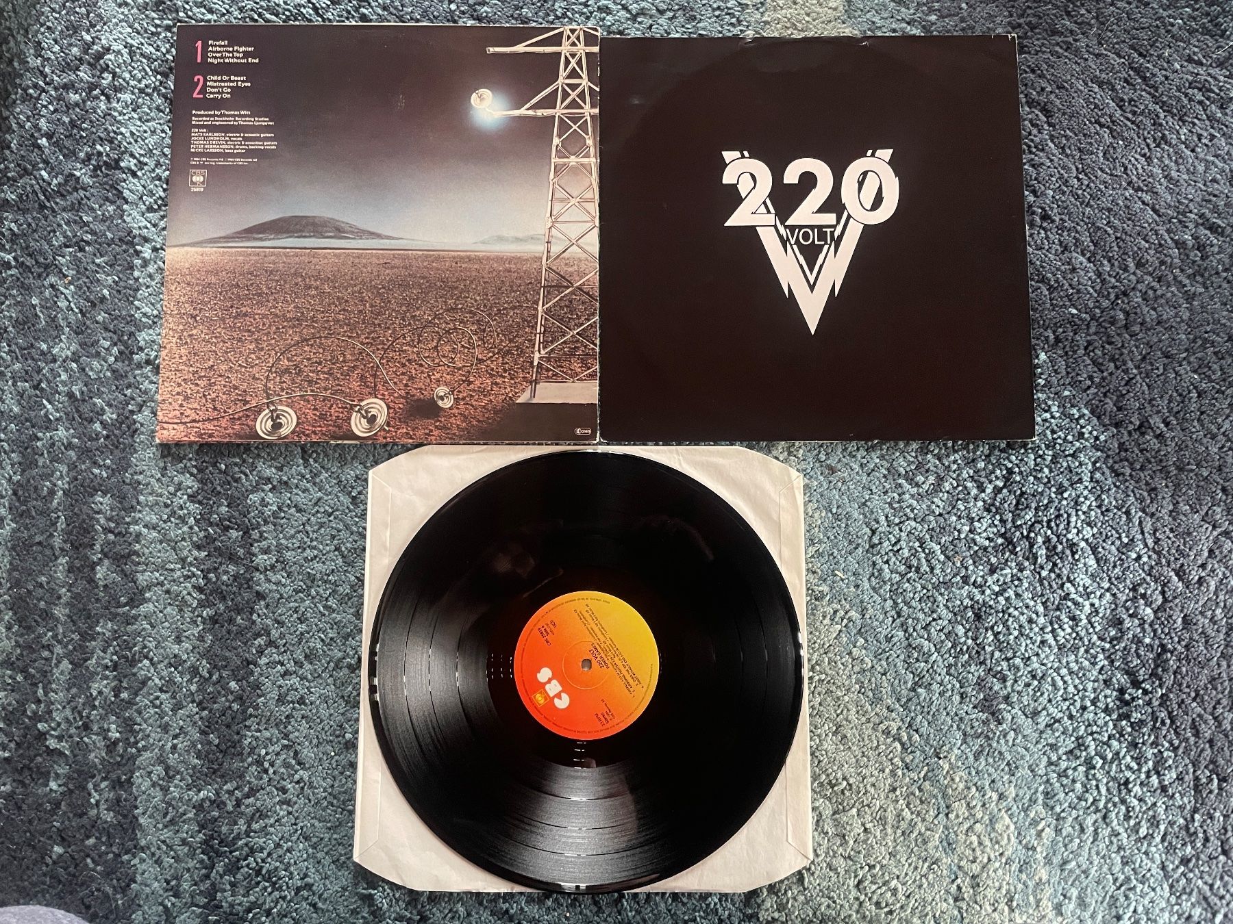 Schallplatten: 220 Volt – Power Games LP  1984 – Gebraucht aus Neuenhof von django3001 1