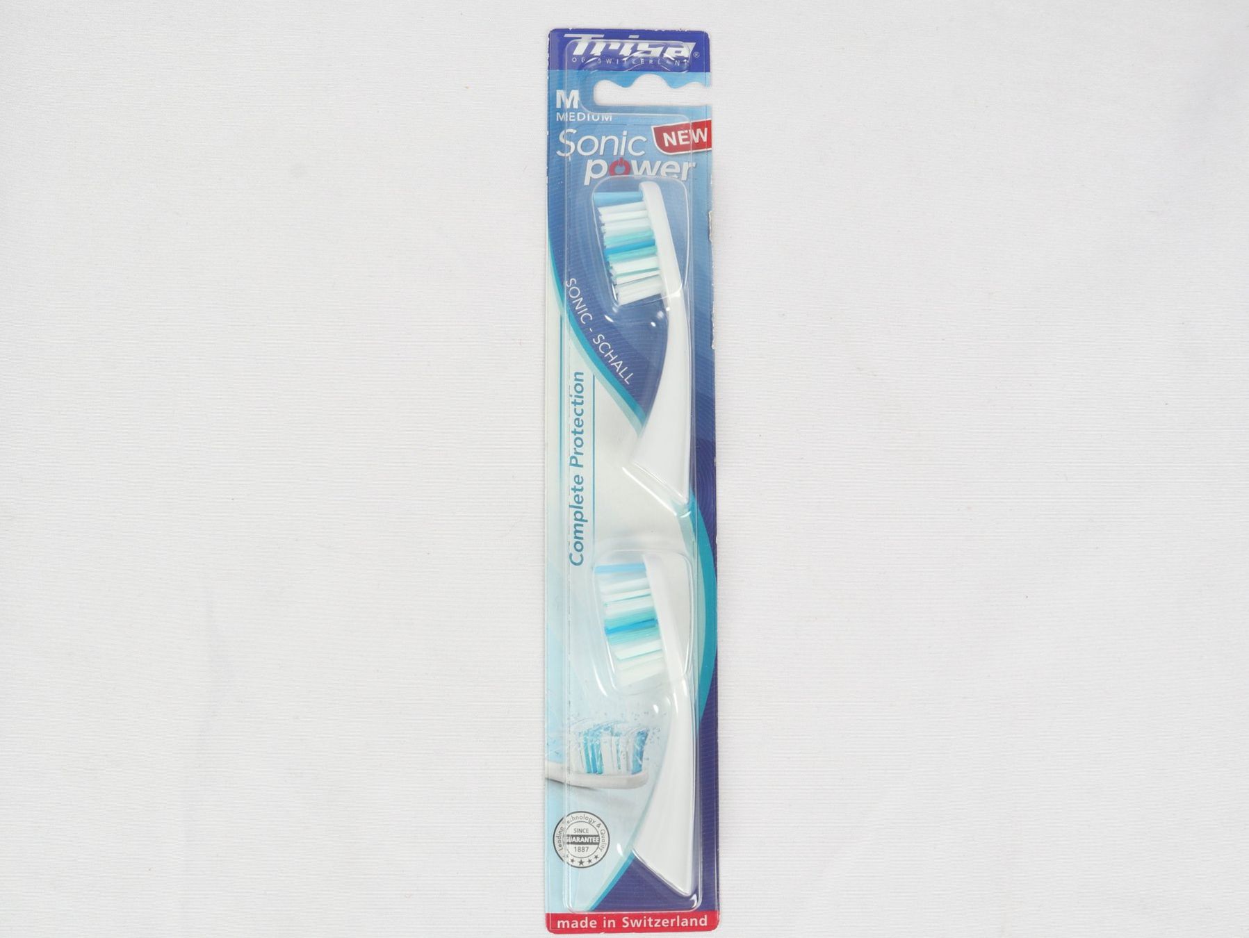 Trisa Cura dei denti: TRISA Sonicpower-Bürstenaufsätze 2 Stück – Nuovo e nell'imballaggio originale da Steinen venduto da Restwert_Steinen