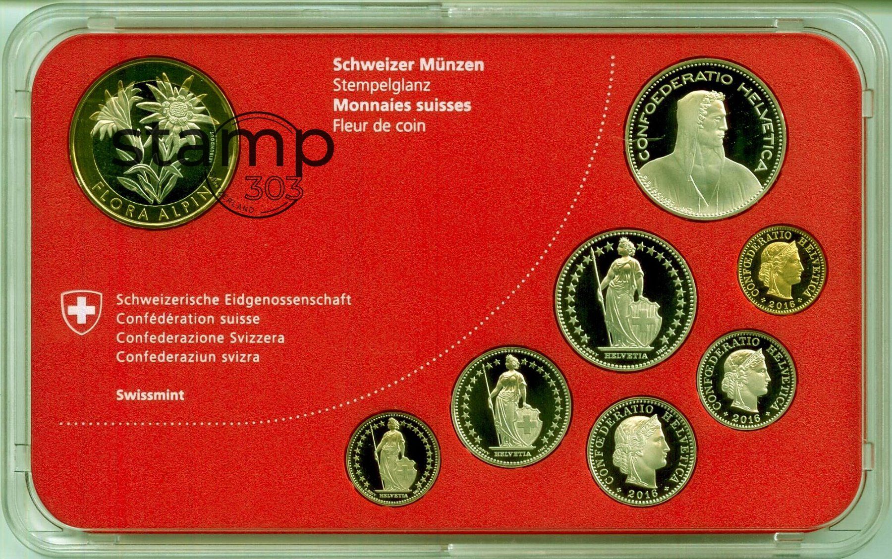 Tutti le monete: Schweizer Münzsatz 2016 stgl      NEU – Usato da Eggersriet venduto da stamp303 1
