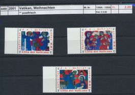 2001 Vatikan, "Weihnachten", ** postfrisch