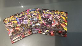 POKEMON PITCH BLACK - SELL 5 OPENED BOOSTERS 😎