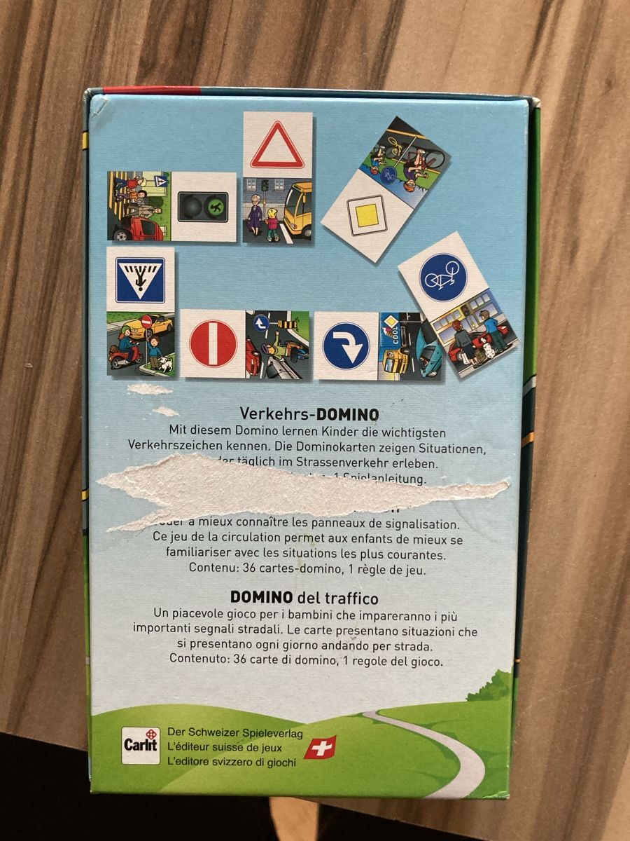 Carlit Giochi: Domino Verkehr Spiel – Usato da Aarwangen venduto da to-hirschi 2