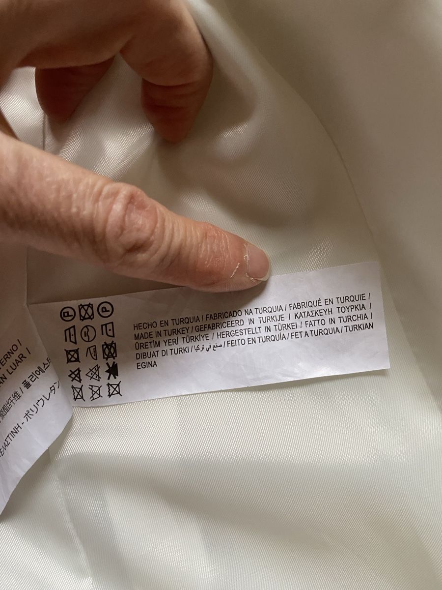 Pull&Bear Giacche: Wunderschöner langer Blazer, creamfarbig – Usato da Zürich venduto da fantasia69 7