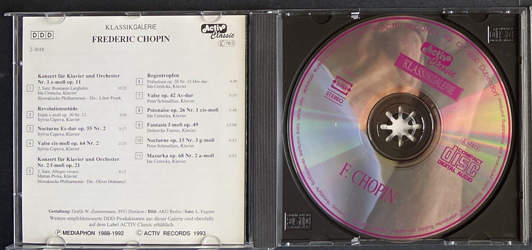 CDs: 2 Klassik CD Frederic Chopin – D'occasion à Böckten par Hansi36 1