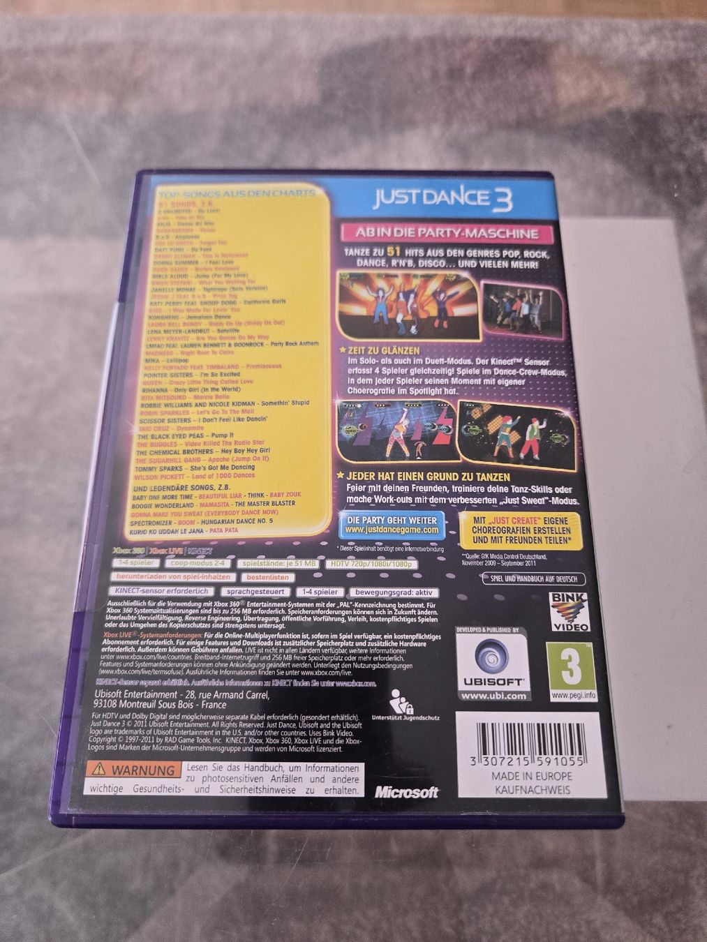 Giochi: Just Dance 3 Xbox 360 – Usato da Bussigny venduto da Kfdlt 1