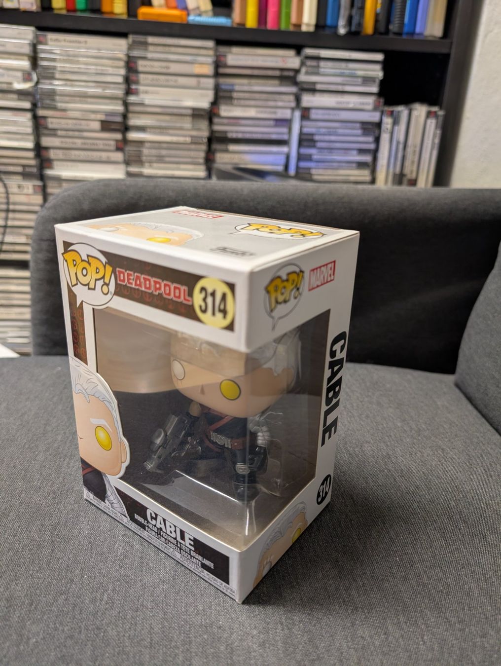 Funko Statuette: Funko pop Deadpool 314 cable – Usato da Giubiasco venduto da Ticinerd