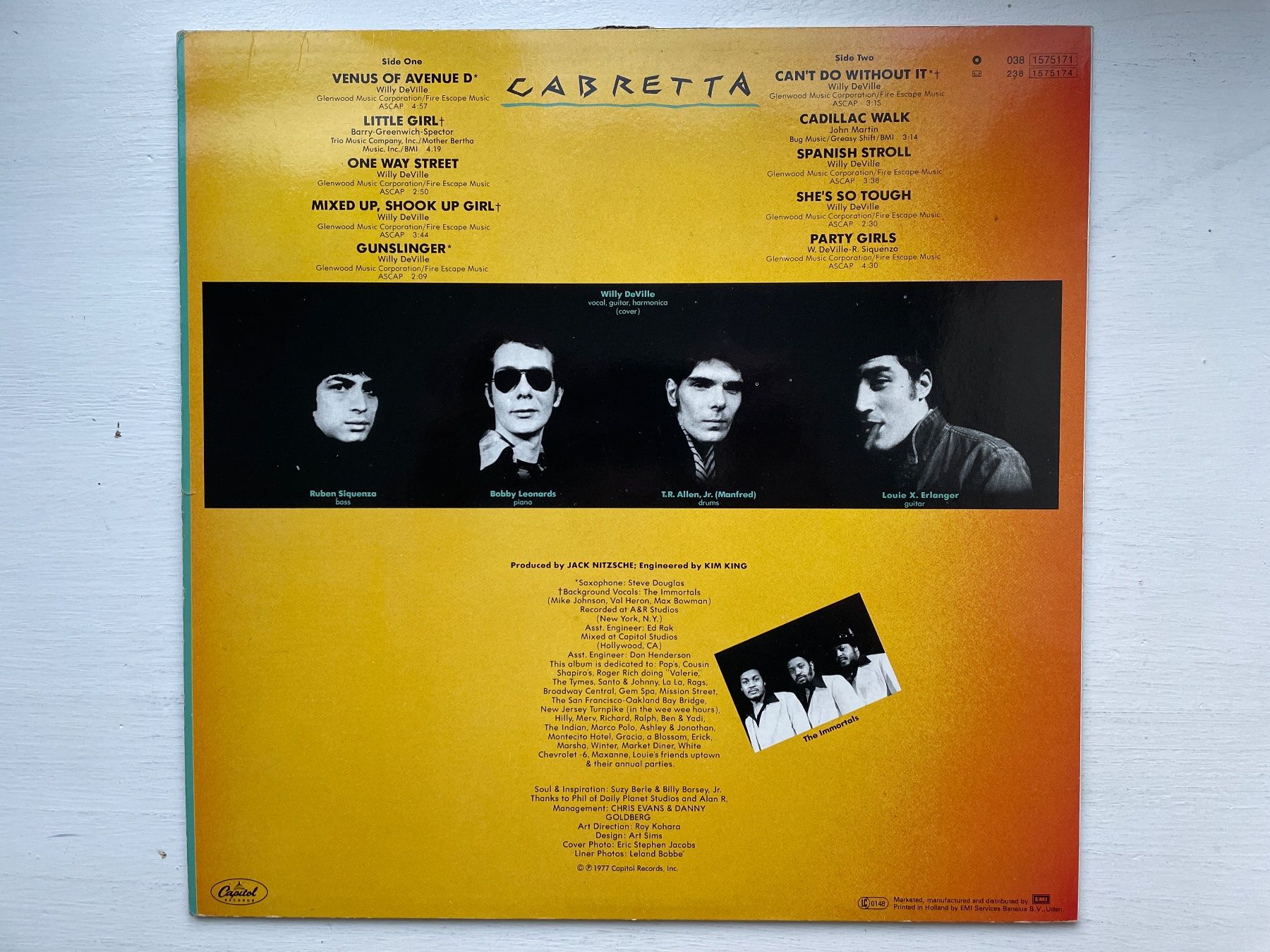 Dischi in vinile: Mink DeVille - Cabretta - LP, 1977 – Usato da Zürich venduto da Andy_t71 1