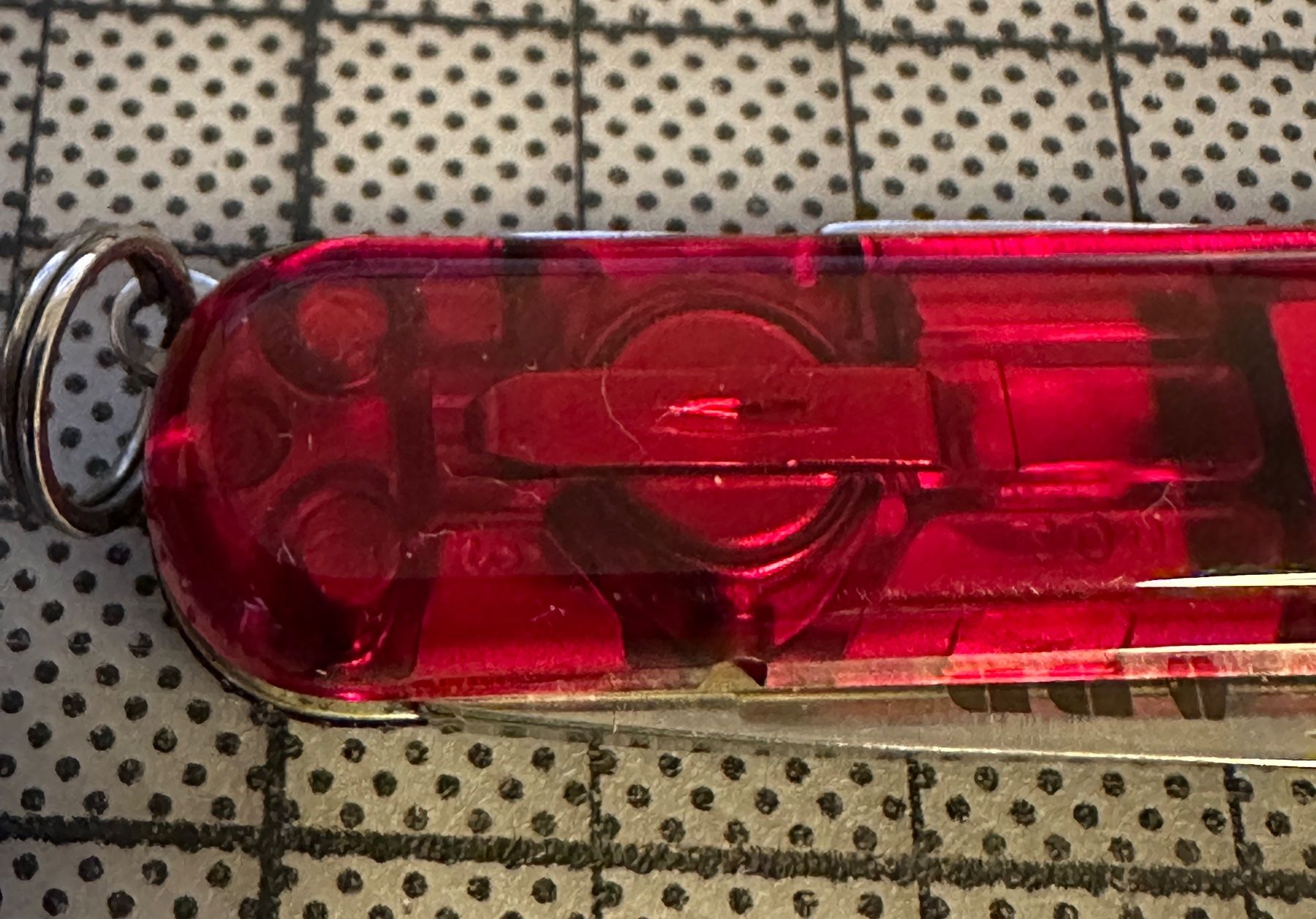Victorinox Coltelli tascabile: Victorinox Sackmesser Schwarz, Rot & Transparent – Usato da Nussbaumen AG venduto da olitech5415 2