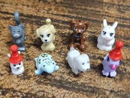 lego figurine lot de 8 animaux