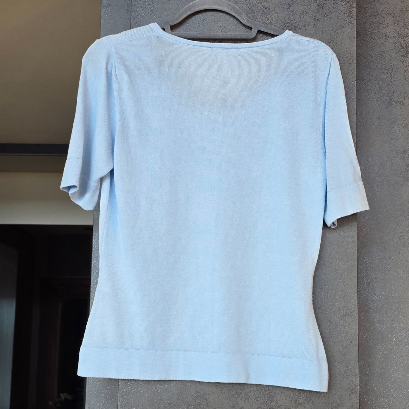 Peter Hahn Maglioni & Felpe: 🐸 PETER HAHN TOP KURZARM PULLOVER T-SHIRT 36 HELLBLAU – Usato da Môtier (Vully) venduto da Frogs 5