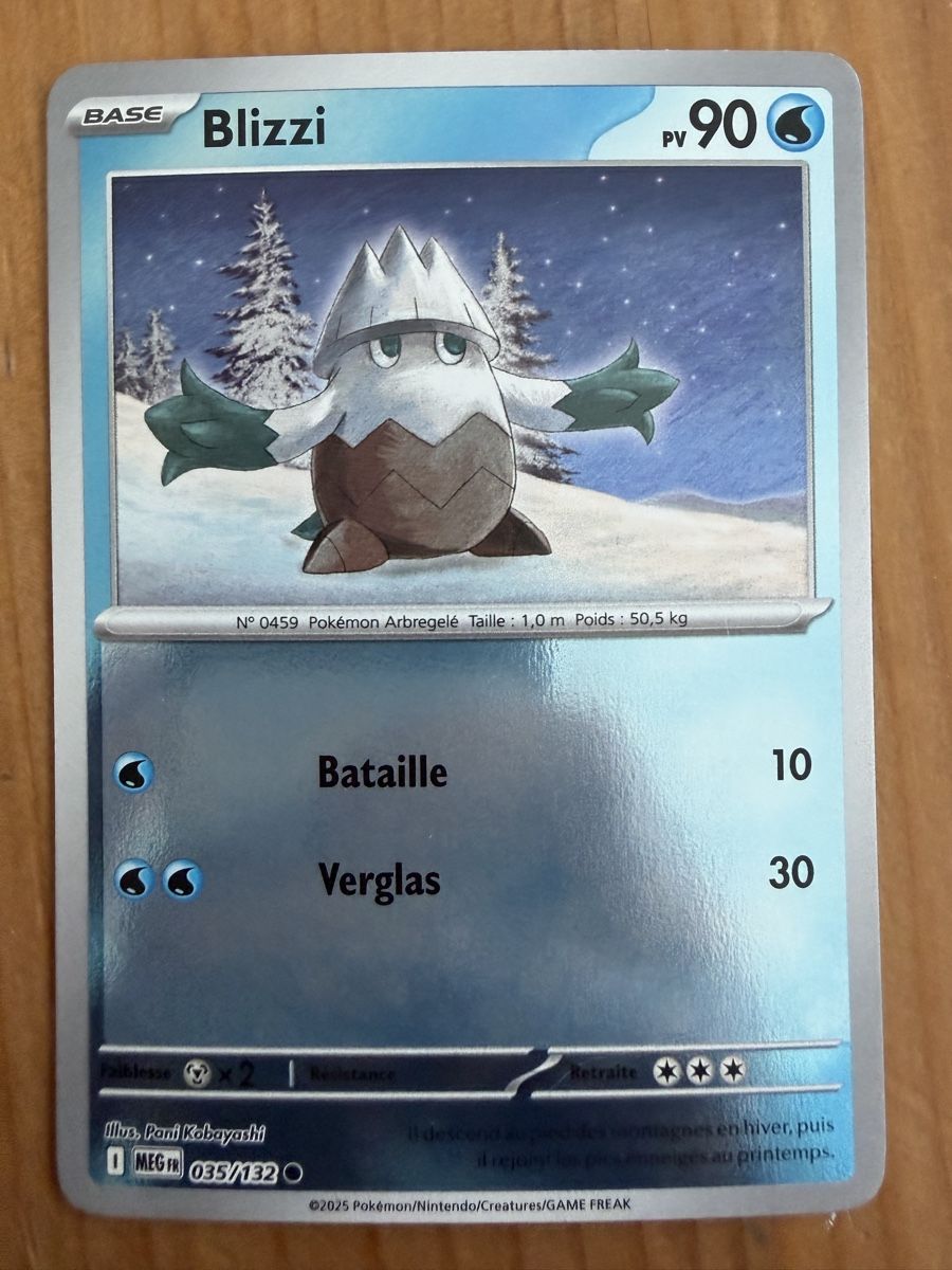 Pokémon Carte collezionabili: Blizzi (MEG035) – Nuovo (secondo la descrizione) da Vevey venduto da Matx