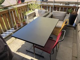 Schaffner Gartentisch Blechtisch Esstisch Stühle