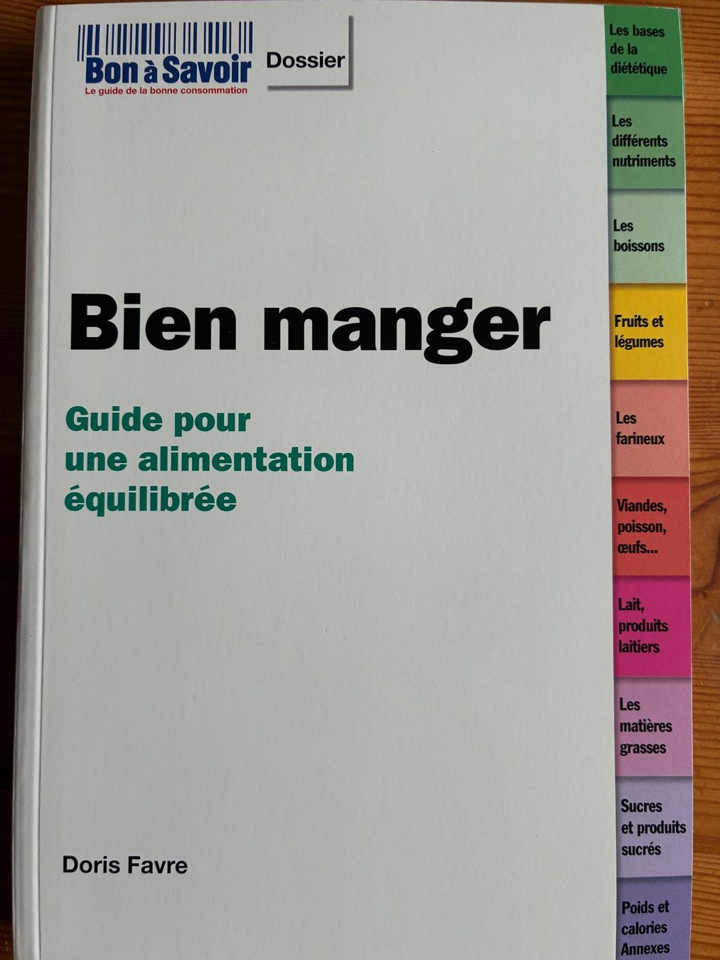 Libri: Bien manger – Usato da Moutier venduto da lebadin
