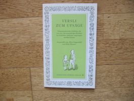 Kinderbuch: Värsli zum Ufsäge Schweizerdeutsch Sprüchli