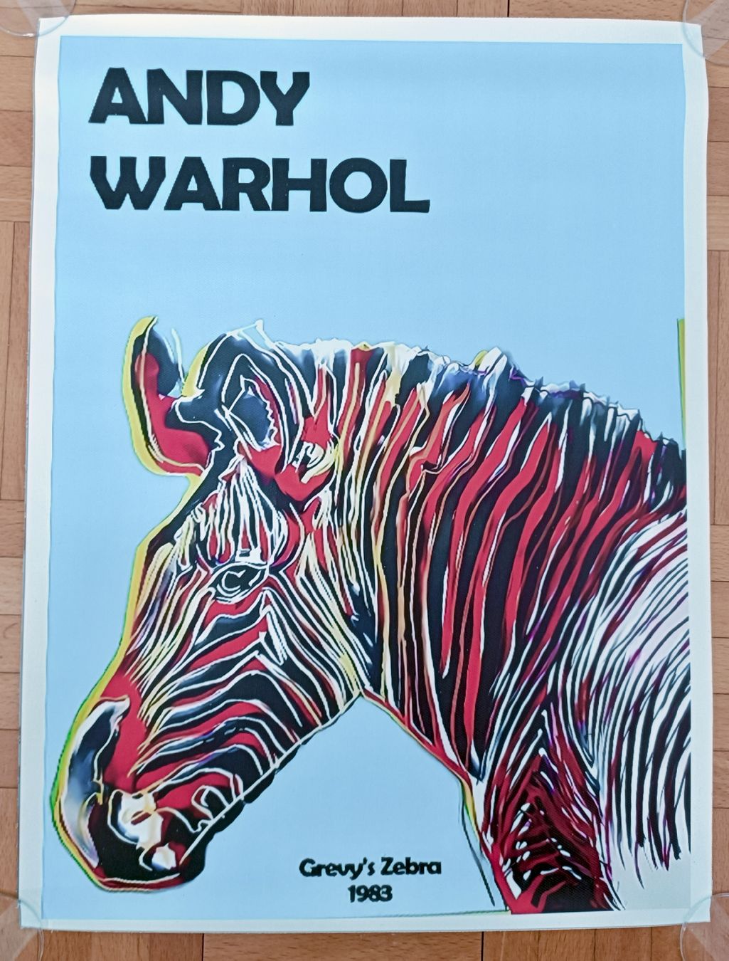 Foto & Immagini: Andy Warhol Zebra Poster A3 Art – Nuovo (secondo la descrizione) da Luzern venduto da cryptonic79