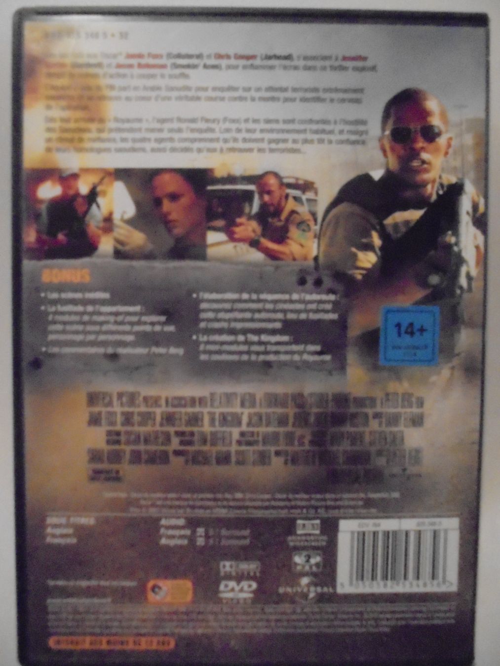 Tutti i DVDs: " Le Royaume " Jamie Foxx. Jennifer Garner, Chris Cooper. – Usato da Crissier venduto da Promopost 1