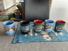 5 Weihnachtsmarkt Tassen Willisau Huttwil gebraucht